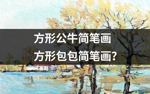 方形公牛简笔画 方形包包简笔画？