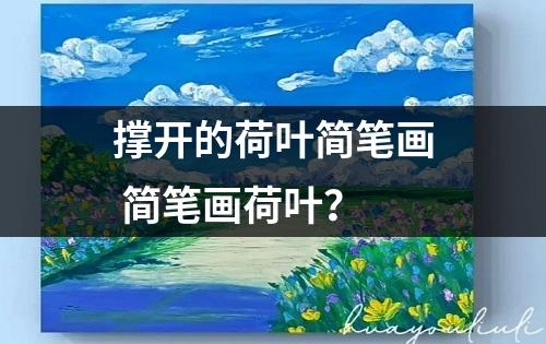 撑开的荷叶简笔画 简笔画荷叶？