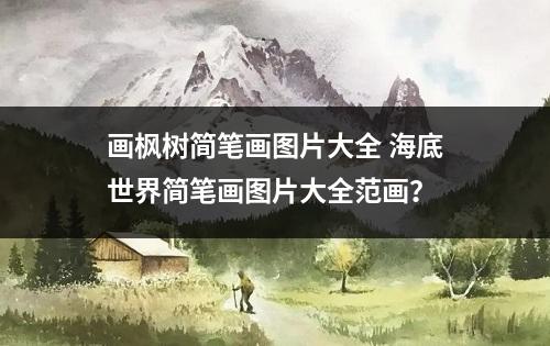 画枫树简笔画图片大全 海底世界简笔画图片大全范画？