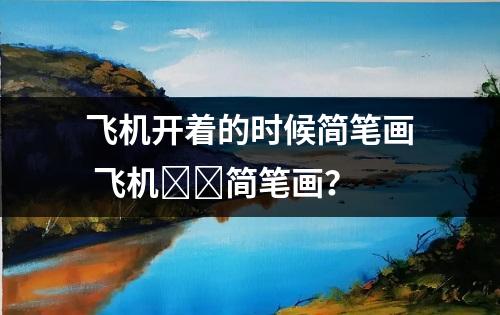 飞机开着的时候简笔画 飞机✈️简笔画？