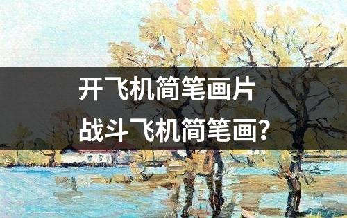 开飞机简笔画片 战斗飞机简笔画？