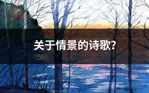 关于情景的诗歌？